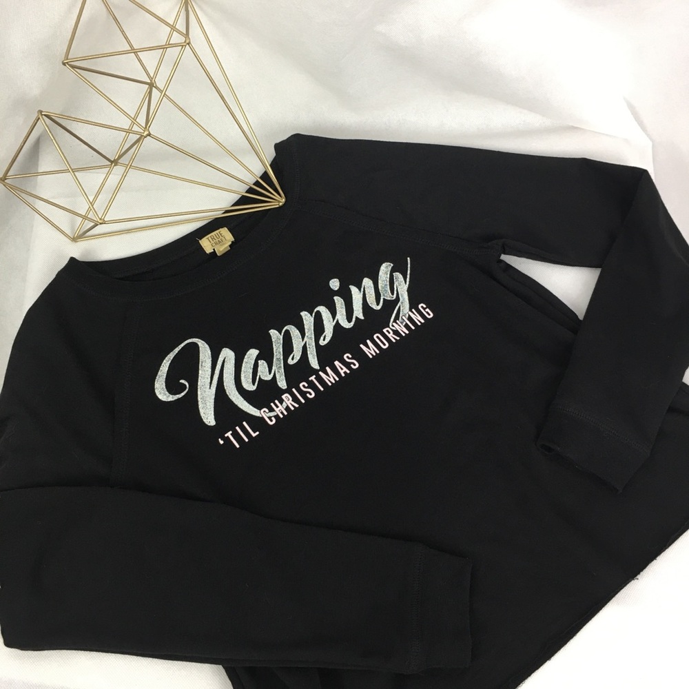 Napping "Til Christmas Morning" Long Sleeve Top